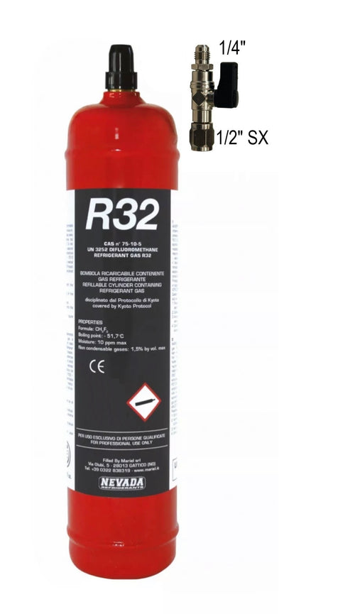 Gas R32 Refrigerante 780gr netos