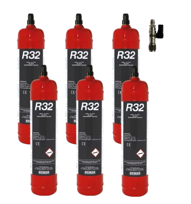 Gas R32 Refrigerante 780g netos (6 Unidades)